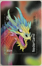 CRYPTO ZEGEL DRAAK DRAGON KLEUR ZWART