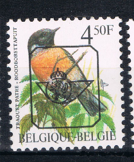 VOGELS Type " Buzin " Voorafgestempeld. Gom P6 Groen (OBP) ++ D(B) 215