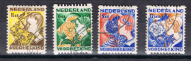 NEDERLAND 1932 NVPH R 94-97 GESTEMPELD ++ Q 325