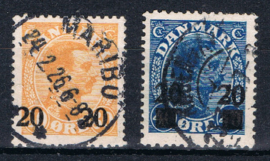 1926 Michel 151-152 gestempeld ++ F 312