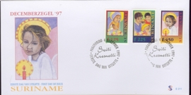 REP. SURINAME ZBL FDC E E211 KERSTMIS