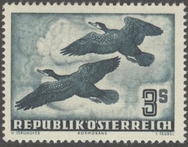 OOSTENRIJK 1950 ANK 970 VOGELS BIRDS