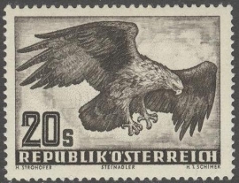 OOSTENRIJK 1950 ANK 973 VOGELS BIRDS