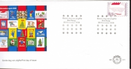 NEDERLAND NVPH FDC E411 KERSTMIS CHRISTMAS