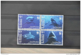 D 016 ++ WWF ST. VINCENT GREAT WHITE SHARK HAAI