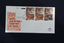 NEDERLAND NVPH FDC E321 A BLANCO