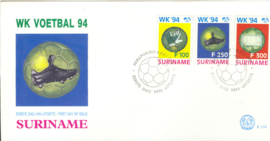 REP. SURINAME ZBL FDC E174 WK VOETBAL USA