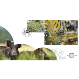 NEDERLAND NVPH FDC E 847 AB BELEEF DE NATUUR