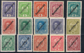 OOSTENRIJK 1918/1919 ANK 228-242 ++ I(N) 002