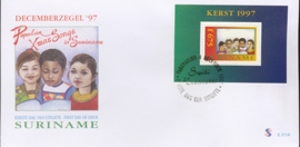 REP. SURINAME ZBL FDC E E211 A KERSTMIS