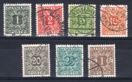 1934  Michel 25-31 gestempeld ++ C 347