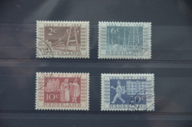 NEDERLAND 1952 NVPH 592-595 GEBRUIKT ++ K 150