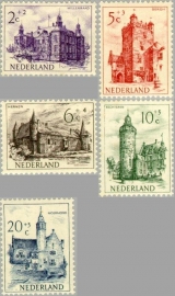 NEDERLAND 1951 NVPH SERIE 568 KASTELEN CATLES