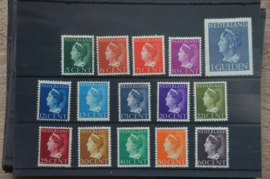 NEDERLAND 1940 NVPH 332-346 PLAK(REST) ++ E 465