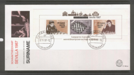 REP. SURINAME ZBL FDC E118 XX SCHAKEN SPORT