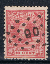 NEDERLAND 1872 NVPH 21 GESTEMPELD ++ C 407