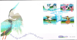 ARUBA 2016 FDC E 219 AB VOGELS