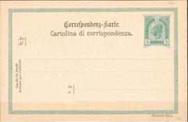 1900 CORRESPONDENZ KARTE DUITS ITALIAANS  ++ S 236
