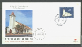 ANTILLEN 1971 FDC E063 PAROCHIE KERKEN