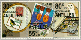 ANTILLEN 1989 NVPH SERIE 910 STAMP ON STAMP