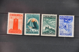 NEDERLAND 1933 NVPH 257-260 ONGEBRUIKT ++ O 133