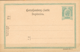 1900 CORRESPONDENZ KARTE DUITS SLOVEENS  ++ S 236