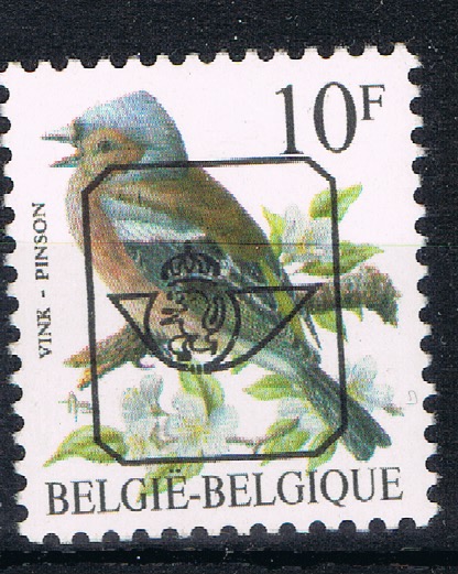 VOGELS Type " Buzin " Voorafgestempeld. Gom P6 Groen (OBP) ++ D(B) 215