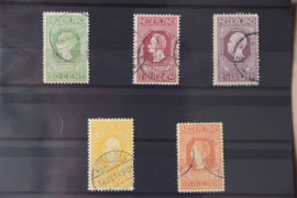 NEDERLAND 1913 NVPH 90-101 GESTEMPELD CERTIFICAAT ++ A 438AB