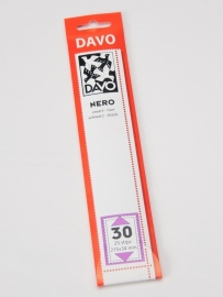 DAVO NERO STROKEN MOUNTS N30 (215 x 34) 25 STK/PCS