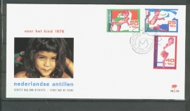ANTILLEN 1976 FDC E098 KINDERZEGELS