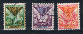 NEDERLAND 1925 NVPH 166-68 GESTEMPELD ++ L 546-2