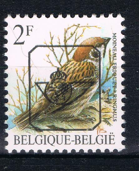 VOGELS Type " Buzin " Voorafgestempeld. Gom P6 Groen (OBP) ++ D(B) 215