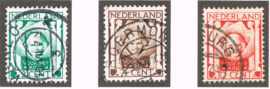 NEDERLAND 1924 NVPH 141-43 GESTEMPELD ++ C 410
