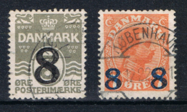 1921 Michel 129-130 gestempeld ++ F 309