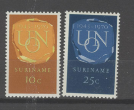 SURINAME POSTFRIS NVPH 538-39 UNO VN