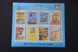 DONALD DUCK GUYANA FILM 1 POSTFRIS ++ M3 - 51