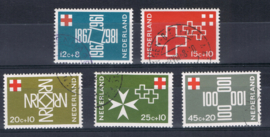 NEDERLAND 1967 NVPH 889-893 GEBRUIKT ++ L 570