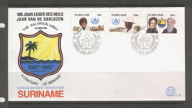 REP. SURINAME ZBL FDC E116 LEGER DES HEILS