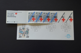 NEDERLAND NVPH FDC E211A RODE KRUIS RED CROSS BLANCO