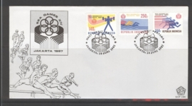 INDONESIË 1987 FDC 194 SEA GAMES