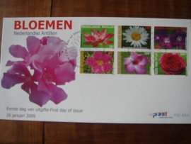 ANTILLEN 2009 FDC E421 BLOEMEN