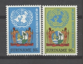 REP. SURINAME 1985 ZBL SERIE 453 VN UNO UN