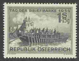 OOSTENRIJK 1954 ANK 1019 TAG DER BRIEFMARKEN