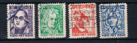 NEDERLAND 1928 NVPH 220-23 GESTEMPELD ++ L 464