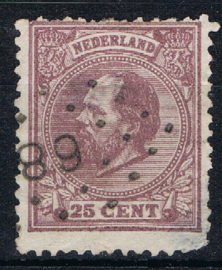 NEDERLAND 1872 NVPH 26 GESTEMPELD ++ S 285