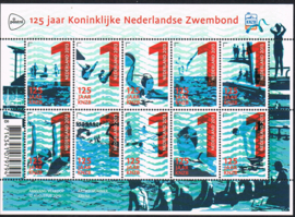 NEDERLAND 2013 NVPH 3079-3088 ++ D(A) KNZB ZWEMMEN