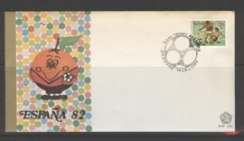 INDONESIË 1982 FDC 123-1 VOETBAL