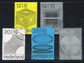 NEDERLAND 1970 NVPH 965-969 GEBRUIKT ++ L 590