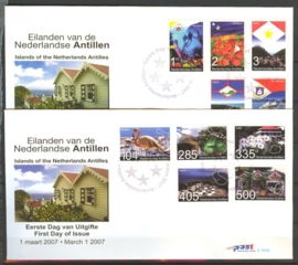 ANTILLEN 2007 FDC E392 AB EILANDEN