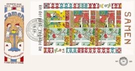 NEDERLAND NVPH FDC E329A KINDERZEGELS